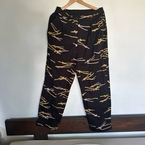 Bel Kazan Pleated Suit Pants
